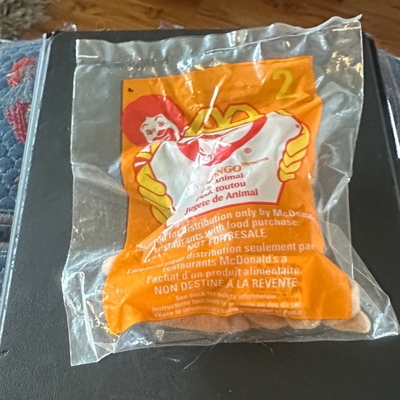 McDonald's Bongo Beanie Baby with Errors